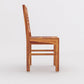 Solid Wood 4 Seater Dining Table Set with Cushioned Chairs
