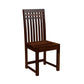 Solid Wood 4 Seater Dining Table Set with Wooden Chairs