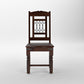 Solid Wood 4 Seater Dining Table Set with 3 Chairs & 1 Bench