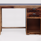 Teak Finish Wooden Office Desk for Home & Workspace