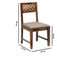 Teak Finish Wooden Office Desk for Home & Workspace