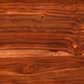 Handcrafted Solid Wood Cabinet with Artistic Hand-Painted Tile Doors