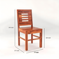 Solid Wood 6 Seater Dining Table Set with Bench