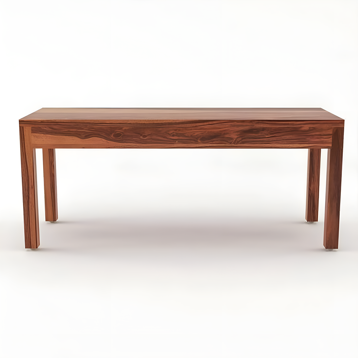 Solid Wood 6 Seater Dining Table Set with Bench