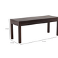 Solid Wood 6 Seater Dining Table Set with Bench