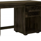 Teak Finish Wooden Office Desk for Home & Workspace
