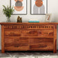 Solid Sheesham Wood Chest of Drawers with 7 Storage Drawers