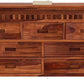 Solid Sheesham Wood Chest of Drawers with 7 Storage Drawers