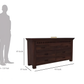 Solid Sheesham Wood Chest of Drawers with 7 Storage Drawers
